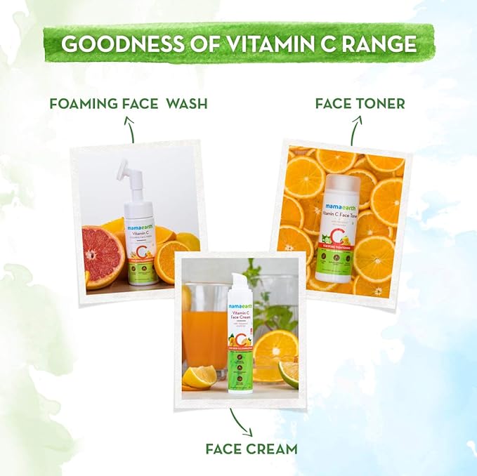 Vitamin C Face Scrub for Glowing Skin, With Vitamin C and Walnut For Skin Illumination - 80 g
